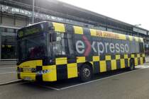 Solaris Urbino 12  Expresso , Stuttgart Flughafen 01.11.2015