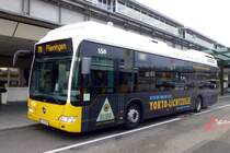 Mercedes Citaro II  SSB , angetrieben mit Yokto-Lichtzelle, Stuttgart Flughafen 06.11.2015