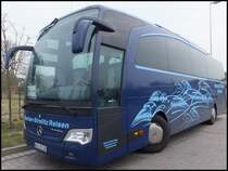 Mercedes Travego von Becker-Strelitz Reisen aus Deutschland in Bergen am 04.03.2015