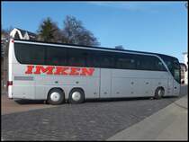 Setra 417 HDH von Imken aus Deutschland im Stadthafen Sassnitz am 08.03.2014