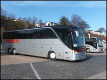 Setra 417 HDH von Imken aus Deutschland im Stadthafen Sassnitz am 08.03.2014
