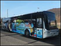 Neoplan Euroliner der RPNV in Sassnitz am 09.03.2014