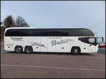 Neoplan Cityliner von Reisebüro Belitz aus Deutschland im Stadthafen Sassnitz am 14.03.2014