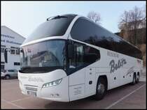 Neoplan Cityliner von Reisebüro Belitz aus Deutschland im Stadthafen Sassnitz am 14.03.2014
