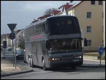 Neoplan Skyliner von Ostseeperle aus Deutschland in Sassnitz am 16.03.2014