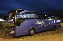 Mercedes Benz Tourismo Hirschi Voyages Lausanne, aire de repos de la Broye novembre 2015