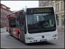 Mercedes Citaro II der Stadtwerke Stralsund in Stralsund am 22.03.2014