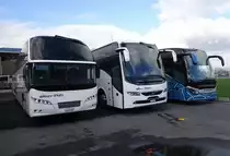 Neoplan Cityliner Giosy Tours; Volvo 9900 Giosy Tours; Setra 511 HD Heidi Reisen, Berne novembre 2015