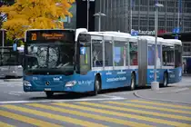 Am 08.10.2015 fährt LU-248364 auf der Linie 20. Aufgenommen wurde ein Mercedes Benz Citaro der 2. Generation, Luzern Bahnhof.
