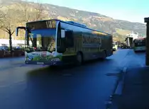 Mercedes-Benz Citaro O 530 I  DAHOAMPAGE  von Bundschuh-Reisen unterwegs auf der Kfl. 8510, Linie 1 (Lienz Bahnhof - Lienz Gymnasium - Lienz Brixnerplatz - Lienz Bahnhof - Tristach - Amlach Lienz Bahnhof). Aufgenommen am 7.12.2015 an der Haltestelle Lienz Bahnhof (nach der Runde über Lienz Gymnasium).
Ob die Kfl-Angabe heute noch stimmt kann ich leider nicht sagen, da sie auf dem Fahrplan nicht mehr erwähnt wird. Die Bezeichnung 8510 stammt aus dem Kraftfahrlinien-Kursbuch 1988/1989.
