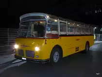 ex Postauto - FBW BE 408850 in Bern bei den Postautohaltestellen auf dem Dach des Bahnhof Bern am 23.10.2015