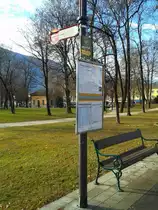 Haltestelle Spittal a. d. Drau Zentrum am 8.11.2015