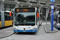 LU-250398 fährt am 08.10.2015 auf der Linie 24. Aufgenommen wurde ein Mercedes Benz Citaro der 2. Generation / Luzern Bahnhof.
