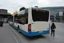 LU-15004 fährt am 08.10.2015 auf der Linie 22. Aufgenommen wurde ein Mercedes Benz Citaro der Facelift / Luzern Bahnhof.
