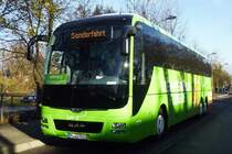 Neues Modell: MAN Lion's Coach L  MeinFernbus - Baumann , Karlsruhe HBf/ZOB 07.12.2015