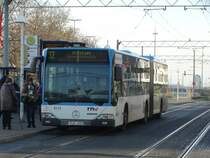 RNV Mercedes Benz Citaro C1 G 8173 am 10.12.15 in Heidelberg