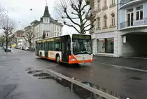 Die Citaro I Normbusse sind beim BSU nur noch Reserve (Wagen 72-75). Auf Grund eines Defekts am sonst eingesetzten BGU Citaro I auf dem CIS Sch�lerkurs wurde am 09.12.2015 der BSU Citaro I Nr. 72 eingesetzt, Solothurn.