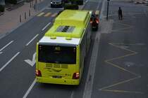 FL-39820 fährt am 08.10.2015 auf der Linie 40. Aufgenommen wurde ein MAN Lion's City CNG / Liechtenstein, Vaduz Post.
