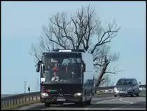 Mercedes Tourismo von Pussack aus Deutschland in Mukran am 24.03.2014