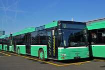 MAN Bus (ex 825) ist ausgemustert worden und steht auf dem Hof der Garage Rankstrasse. Die Aufnahme stammt vom 13.12.2015.