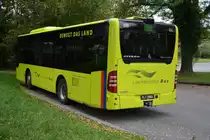 Am 09.10.2015 steht FL-39801 (Mercedes Benz Citaro K Facelift) am Busbahnhof Bendern, Post, Liechtenstein. 