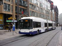 tpg - Trolleybus Nr.789 unterwegs auf der Linie 10 in der Stadt Genf am 01.11.2015