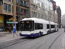 tpg - Trolleybus Nr.789 unterwegs auf der Linie 10 in der Stadt Genf am 01.11.2015