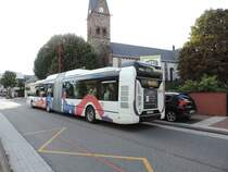 Strasbourg 17/09/2015 : Urbanway 18 CNG Nr 356 von hinten aufgenommen.
