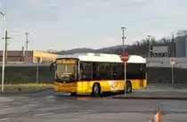 AutoPostale del Mendrisiotto, Mendrisio. Scania/Hess K280UB (TI 153'639) in Stabio, Stazione. (18.12.2015)