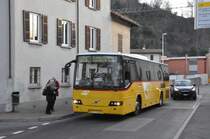 AutoPostale del Mendrisiotto, Mendrisio. Volvo 8700 (TI 27'639) in Stabio, Municipio. (18.12.2015)