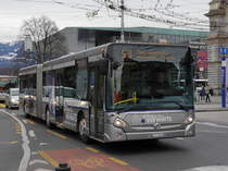 AAGR - Irisbus  Nr.42 LU 15040 unterwegs auf der Linie 53 in Luzern vor dem Bahnhof am 01.12.2015