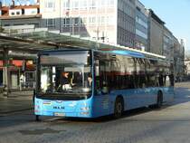 Neuer Palatina Bus MAN Lions City am 19.12.15 in Ludwigshafen Berliner Platz
