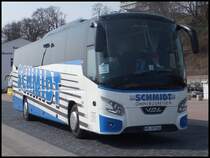 VDL Futura von Schmidt aus Deutschland im Stadthafen Sassnitz am 30.03.2014