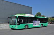 Mercedes Citaro 802 steht auf dem Hof der Garage Rankstrasse. Die Aufnahme stammt vom 02.10.2015.