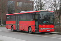 Setra 315 H der Firma DB Autokraft stand am 17.12.2015 in Burg auf Fehmarn abgestellt.