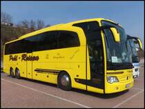 Mercedes Travego von Pohl-Reisen aus Deutschland im Stadthafen Sassnitz am 30.03.2014