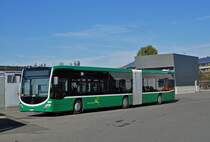 Mercedes Citaro 7038 steht auf dem Hof der Garage Rankstrasse. Die Aufnahme stammt vom 12.11.2015.