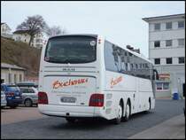 MAN Lion's Coach von Buchenau Reisen aus Deutschland im Stadthafen Sassnitz am 10.04.2014