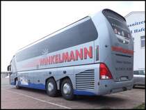 Neoplan Starliner von Winkelmann aus Deutschland im Stadthafen Sassnitz am 10.04.2014