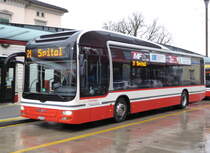 Ortsbus Frauenfeld / Postauto - MAN Lion`s City Hybrid  TG 158099 in Fruenfeld am 29.11.2015