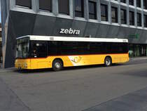 Postauto PU Wohlgemuth Hochwald, MAN NÜ313 / A20 (SO 148'657, 2001, ex. PU Wicki, Zufikon) am Fr 27. März 2015 am Bahnhof Liestal BL. Dieser Bus ist der neue Reservewagen von PU Wohlgemuth, nachdem im Frühling 2015 der Citaro aus 2001 mit dem selben Kennzeichen ersetzt wurde. 