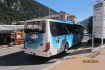 LLB Reisen - Nr.4 /38004 - Setra-Zweiachser am 28.06.15 in Leukerbad
