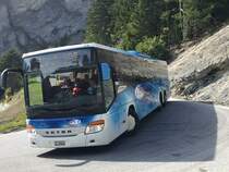 LLB Reisen - NR.1/38001 - Setra Dreiachser - Rumeling (Linienfahrt von Leukerbad nach Leuk SBB)