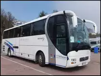 MAN Lion's Star von ATB-Reisen aus Deutschland im Stadthafen Sassnitz am 12.04.2014