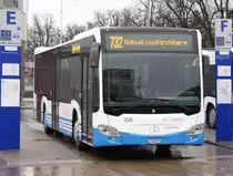 Will Mobil - Mercedes Citaro Nr.258  SG 309370 unterwegs auf der Linie 732 vor dem Bahnhof in Will am 29.11.2015