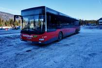 MAN-Lion's City (Nr. O 9519) von Kowatsch (Dr. Richard-Gruppe) am 27.12.2015 nahe der Haltestelle Millennium-Express.