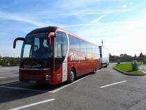 MAN Lion´s Coach von Wiegele auf einem Rastplatz Nähe Abano-Terme; 151026