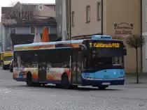 Passau - Solaris Bus Nr.33  PA.A  2733 unterwegs an der Donau in Passau am 05.12.2015
