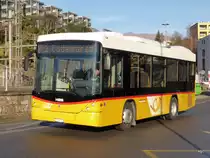 Postauto - Scania-Hess  TI  162746 unterwegs in Lugano am 25.12.2015