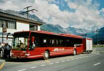 AFA Adelboden Nr. 95/BE 424'392 Mercedes Citaro am 22. Juni 2008 Frutigen, Bahnhof